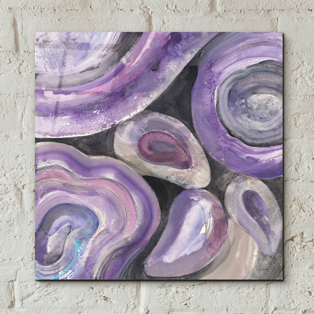 Circle Rain V2 by Albena Hristova - 12x12 acrylic wall art in a room