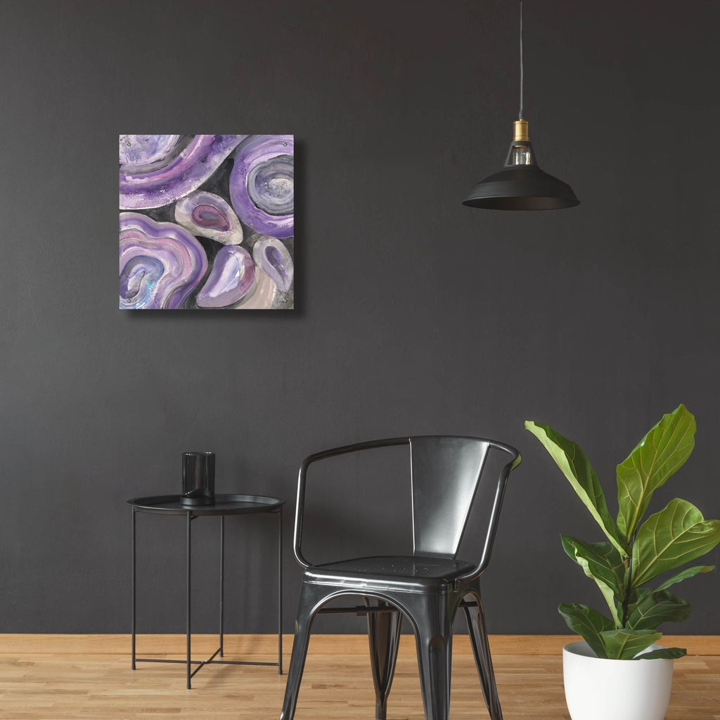 Circle Rain V2 by Albena Hristova - 24x24 acrylic wall art in a room