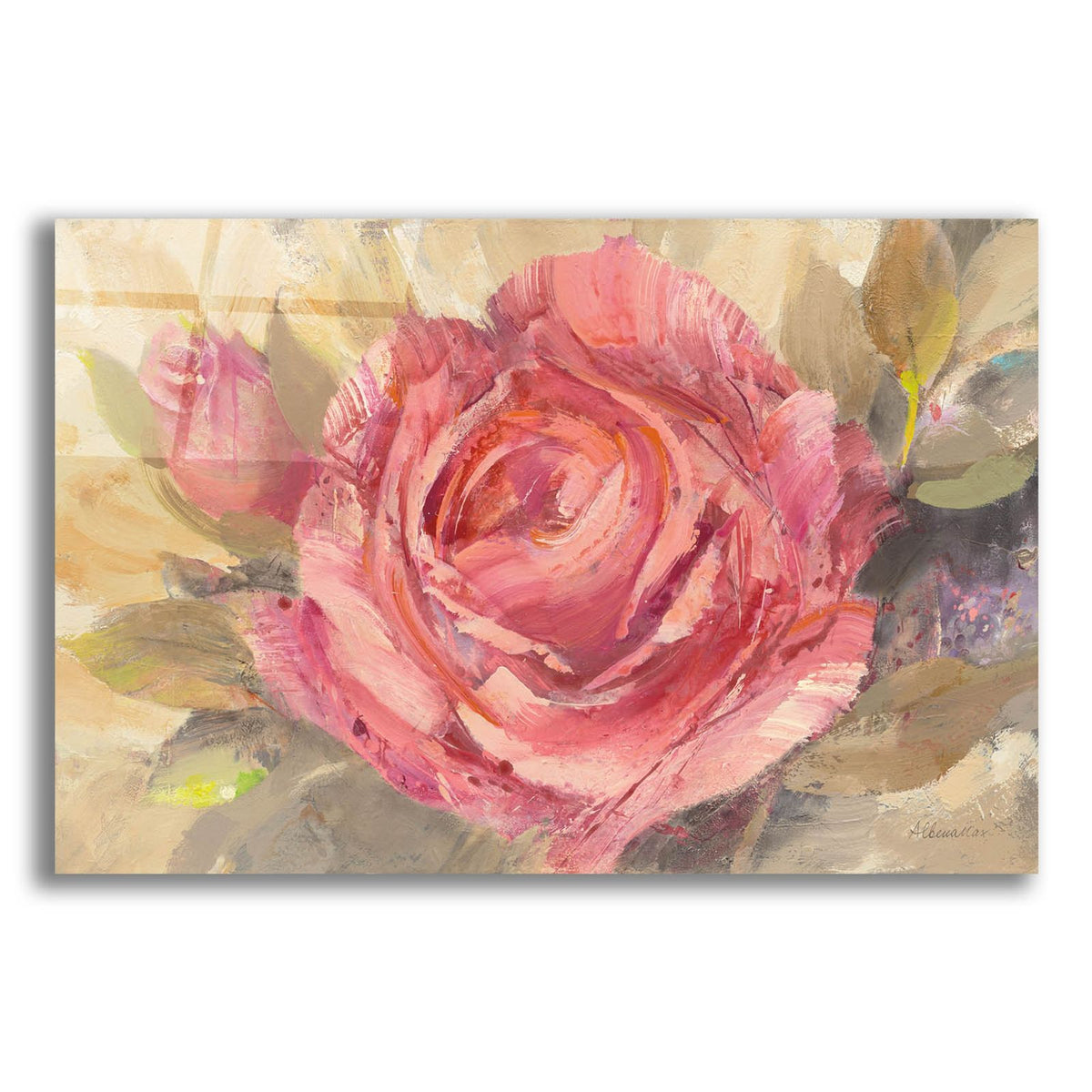 June Roses 1 by Albena Hristova acrylic glass wall art