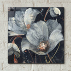 Translucent Poppies by Albena Hristova - 12x12 acrylic wall art in a room