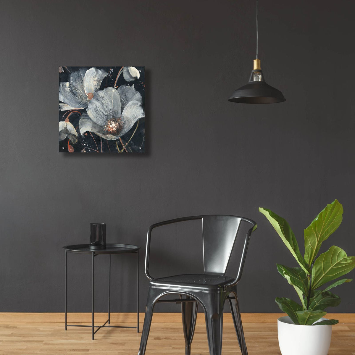Translucent Poppies by Albena Hristova - 24x24 acrylic wall art in a room