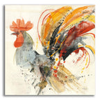 Festive Rooster 2 by Albena Hristova acrylic glass wall art