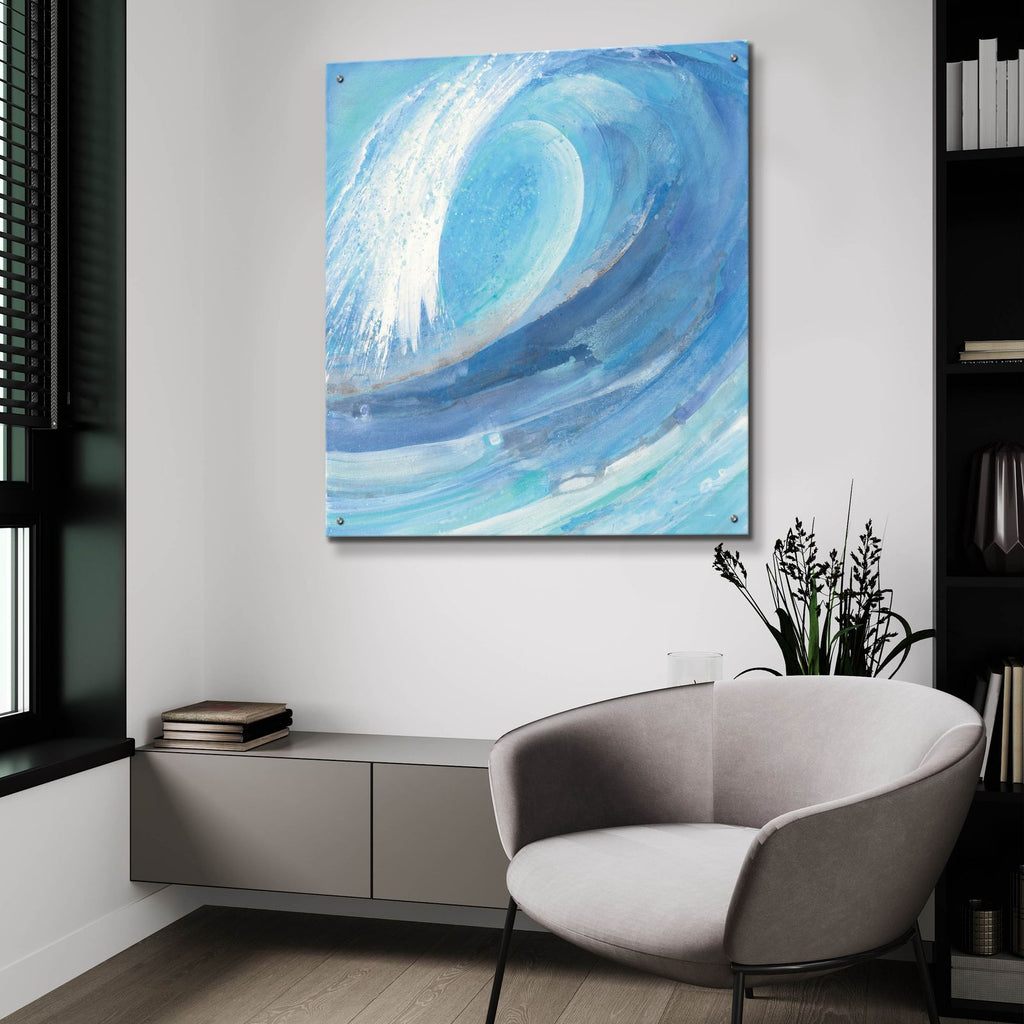 Surfs Up by Albena Hristova - 36x36 acrylic wall art in a room