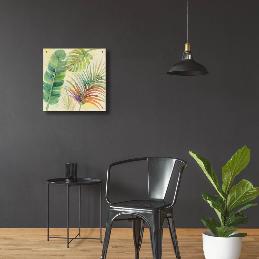 Tropical Delight 1 by Albena Hristova - 24x24 acrylic wall art in a room