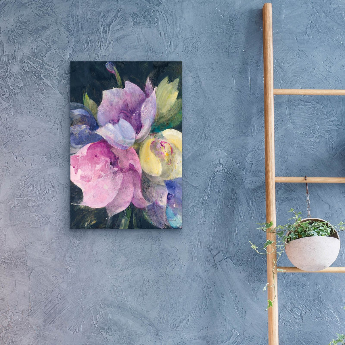 Tulips Galore by Albena Hristova - 16x24 acrylic wall art in a room