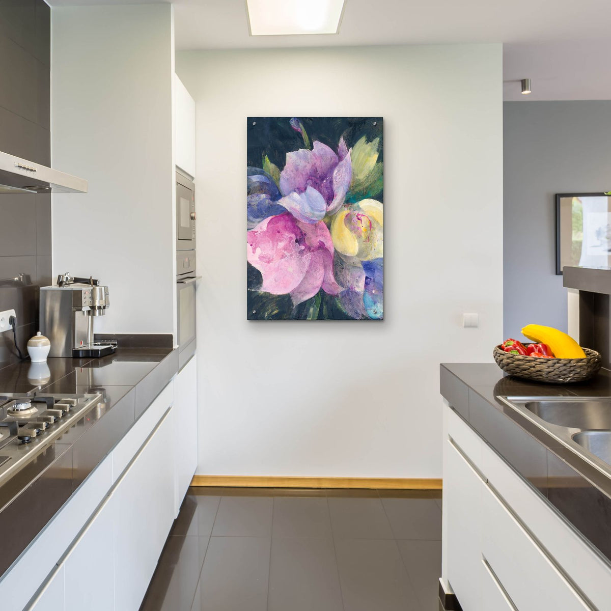 Tulips Galore by Albena Hristova - 24x36 acrylic wall art in a room