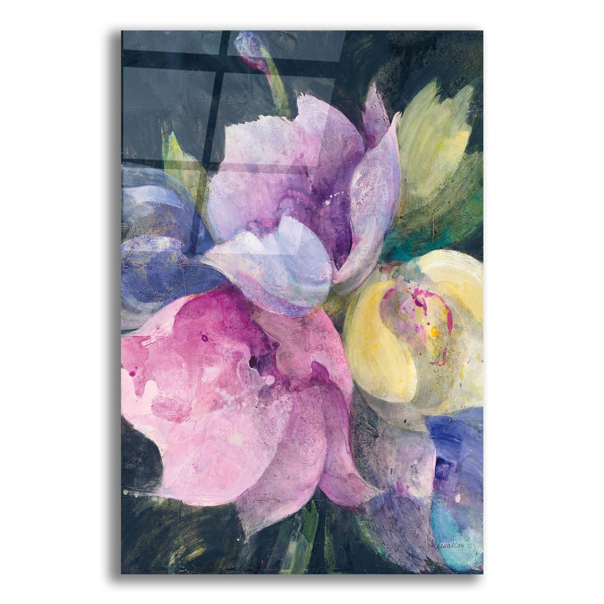 Tulips Galore by Albena Hristova acrylic glass wall art