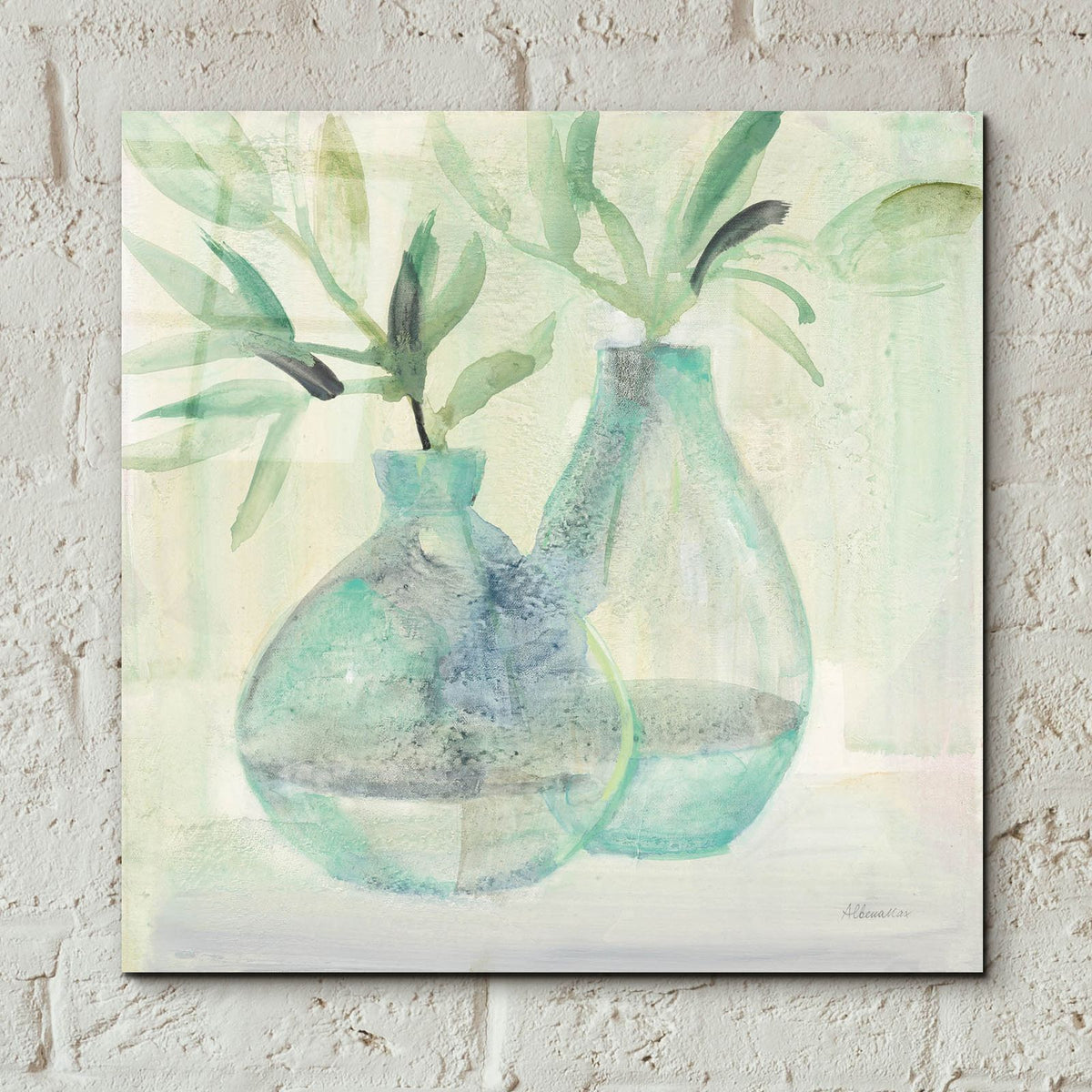 Pretty Jars by Albena Hristova - 12x12 acrylic wall art in a room