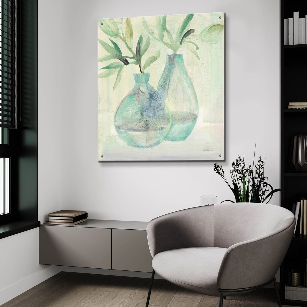Pretty Jars by Albena Hristova - 36x36 acrylic wall art in a room