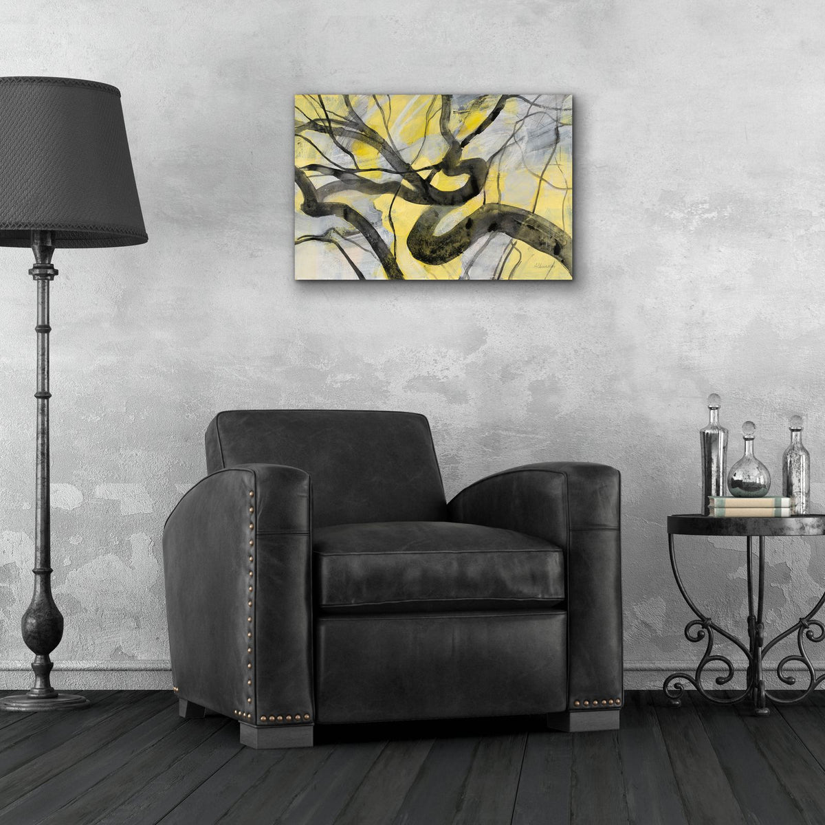 Twisted by Albena Hristova - 24x16 acrylic wall art in a room