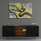 Twisted by Albena Hristova - 36x24 acrylic wall art in a room