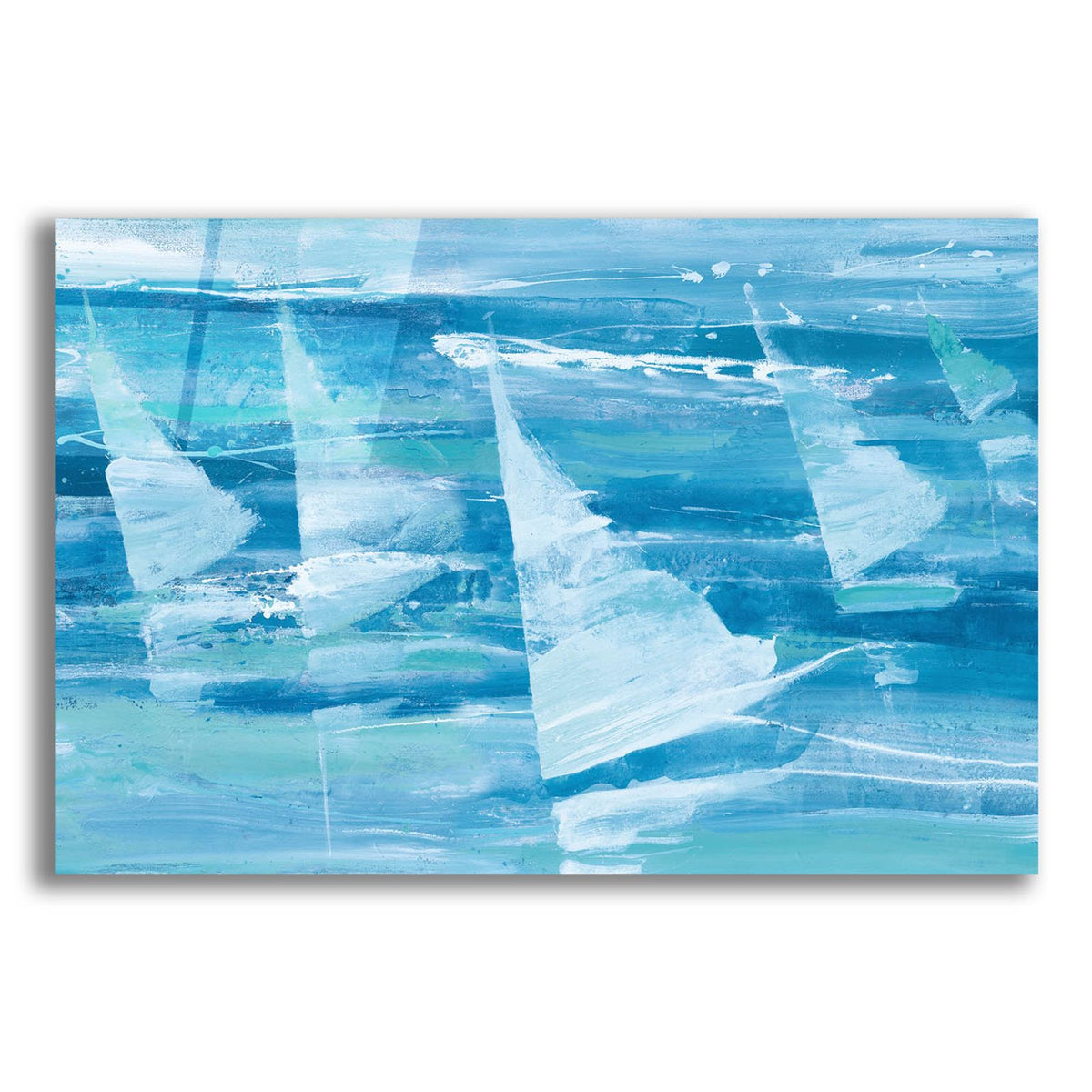 Summer Sail 3 Blue by Albena Hristova acrylic glass wall art