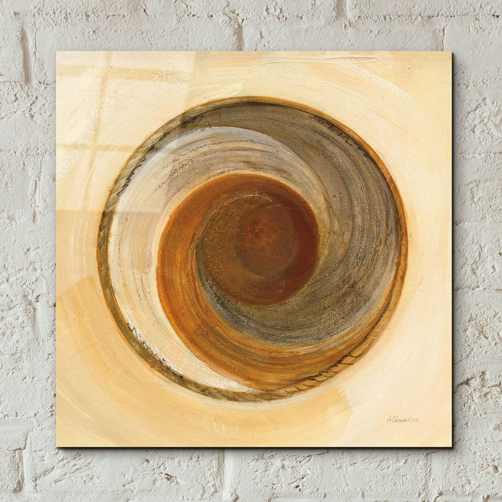 Woven Beauty 1 by Albena Hristova - 12x12 acrylic wall art in a room