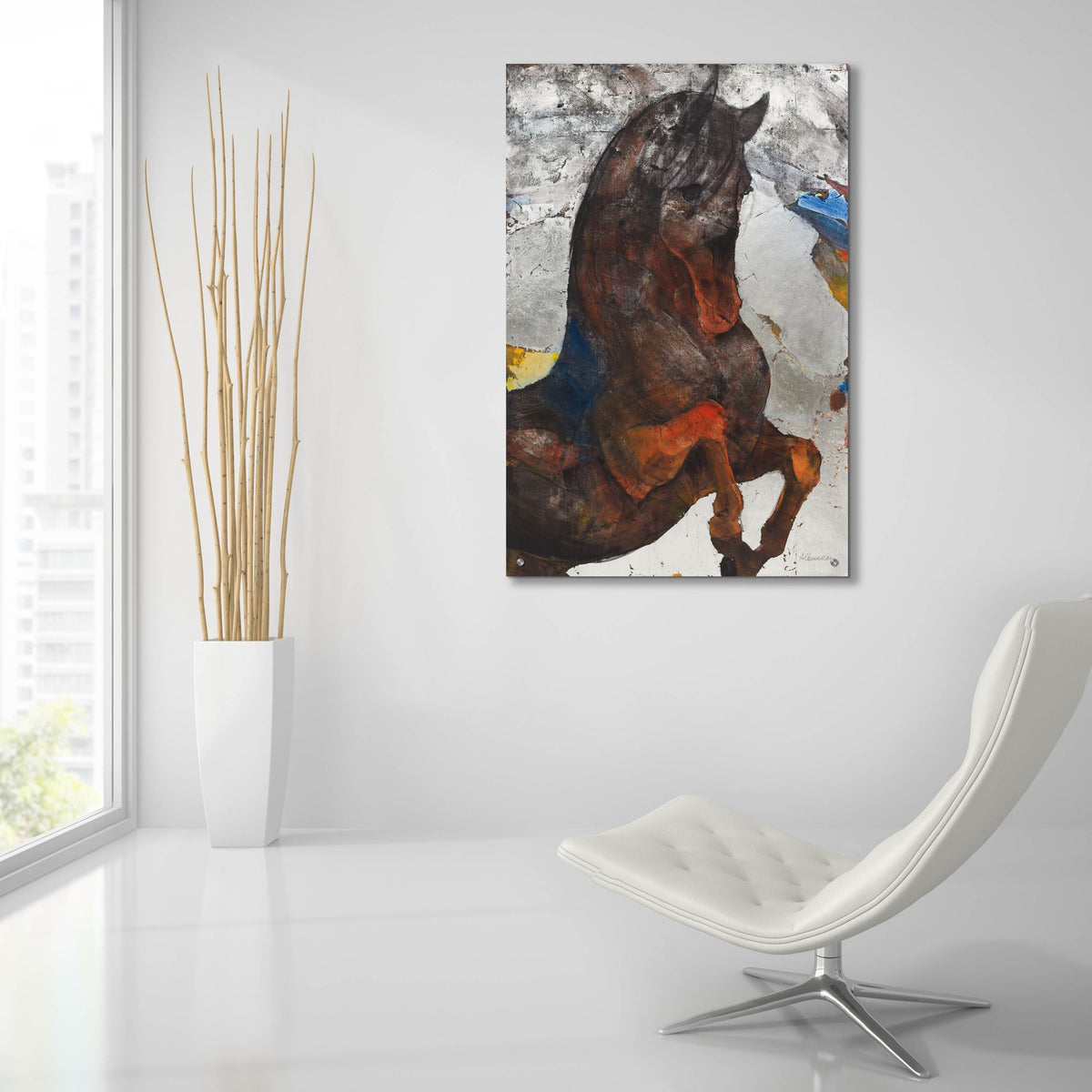 Epic Art 'Proud Spirit'  by Albena Hristova Acrylic Glass Wall Art,24x36