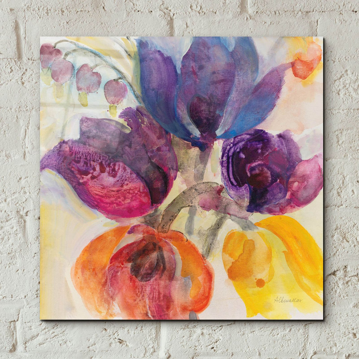Late Summer 1 by Albena Hristova - 12x12 acrylic wall art in a room