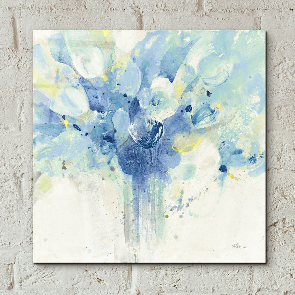 Pretty In Spring Blue by Albena Hristova - 12x12 acrylic wall art in a room