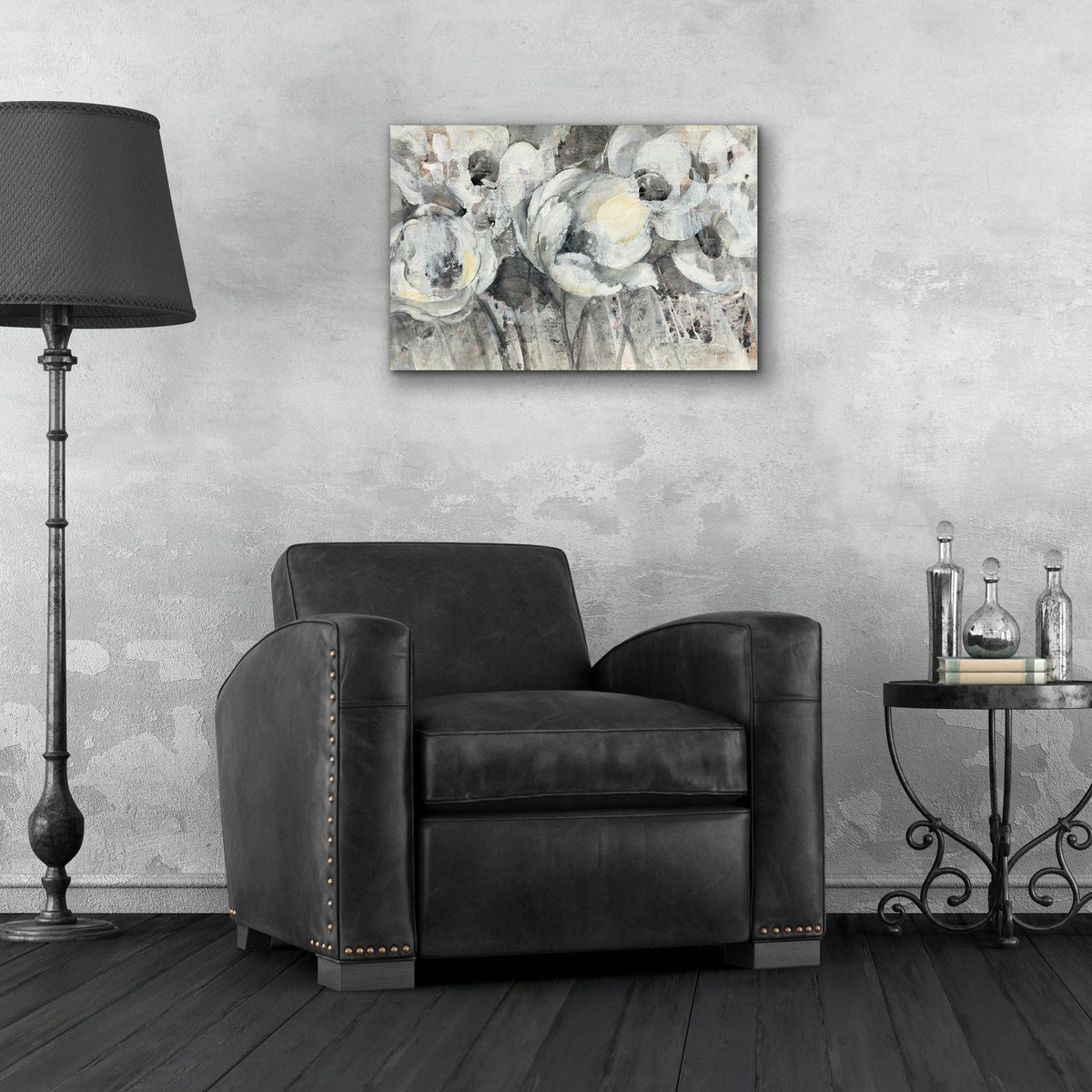 Floral Fantasy by Albena Hristova - 24x16 acrylic wall art in a room