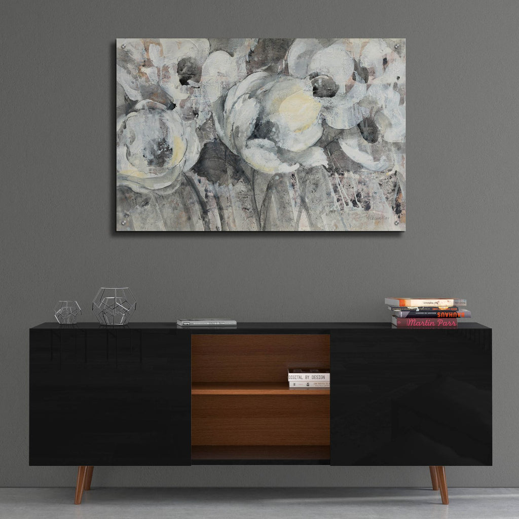 Floral Fantasy by Albena Hristova - 36x24 acrylic wall art in a room