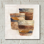 Desert Still Life 2 Navy by Albena Hristova - 12x12 acrylic wall art in a room