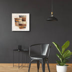 Desert Still Life 2 Navy by Albena Hristova - 24x24 acrylic wall art in a room