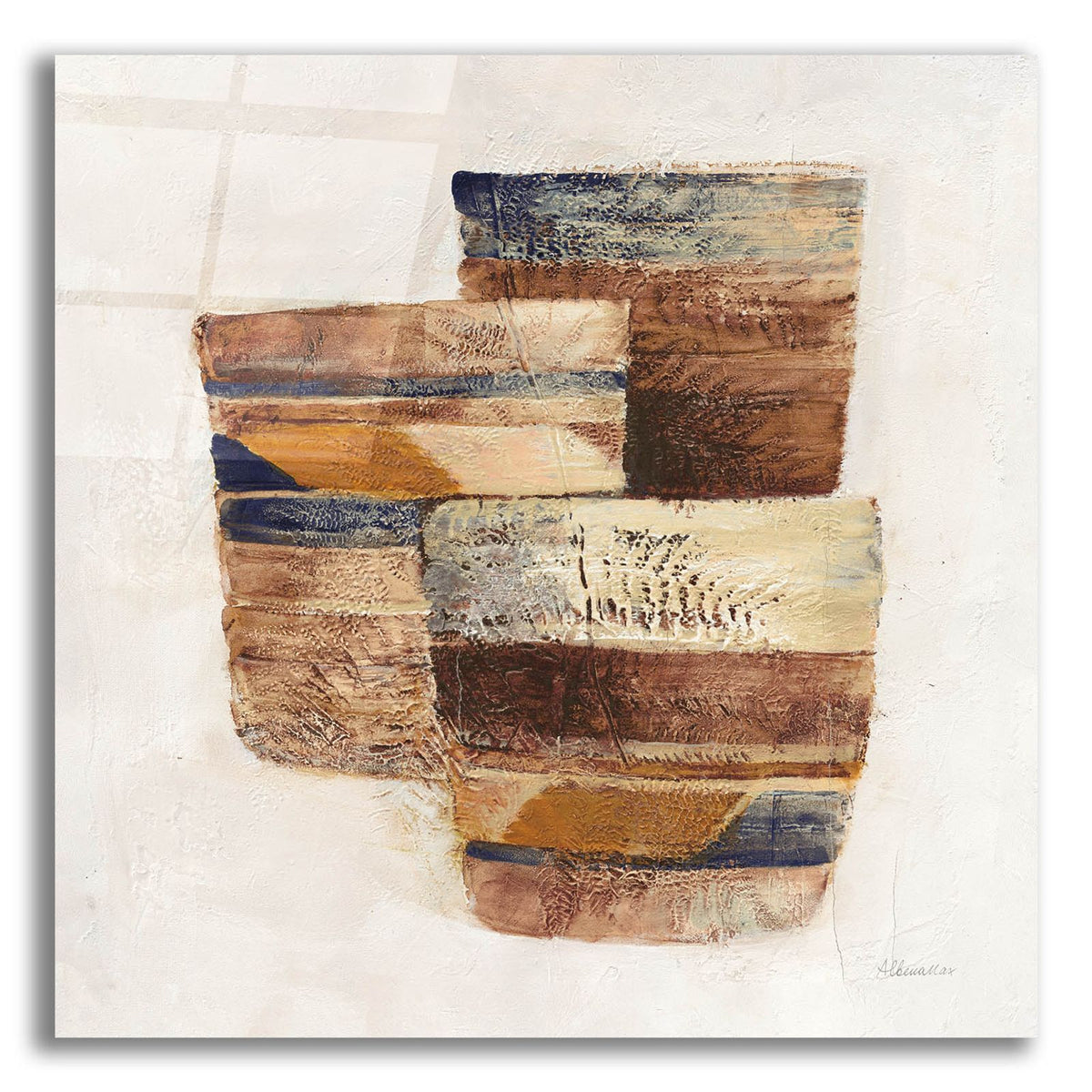 Desert Still Life 2 Navy by Albena Hristova acrylic glass wall art