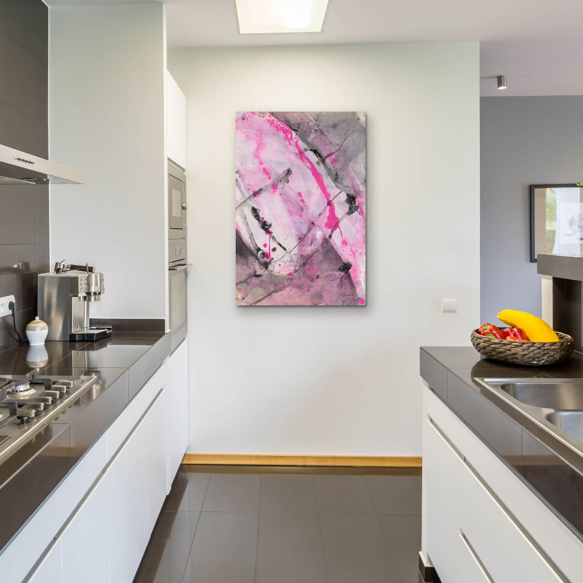 Cracks In The Earth 2 by Albena Hristova - 24x36 acrylic wall art in a room