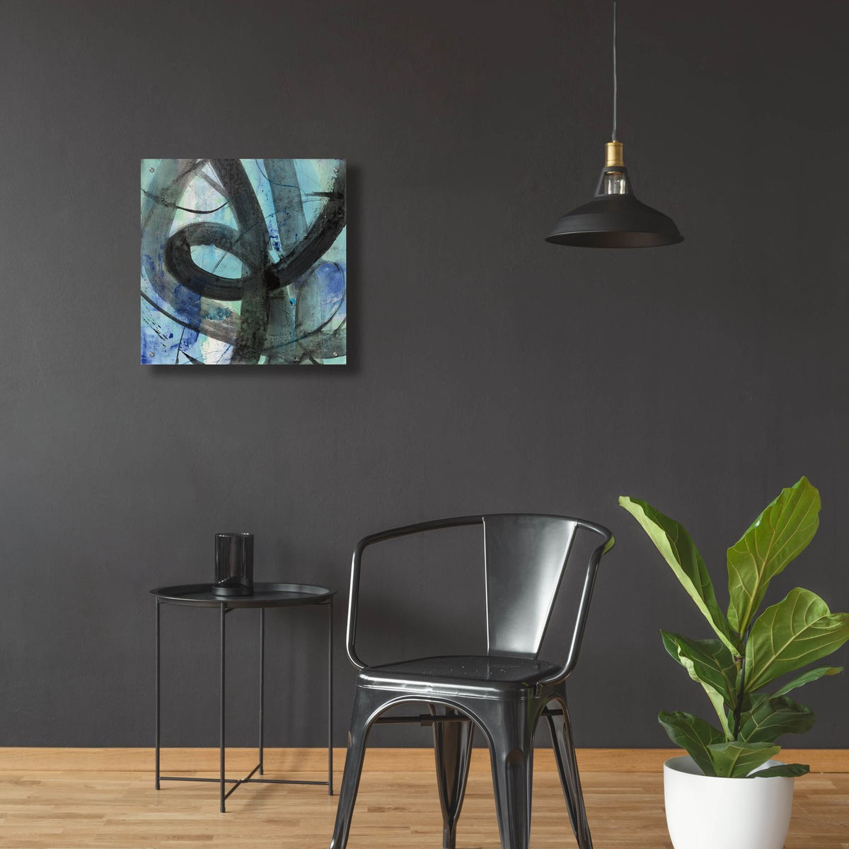 Into The Deep 2 by Albena Hristova - 24x24 acrylic wall art in a room