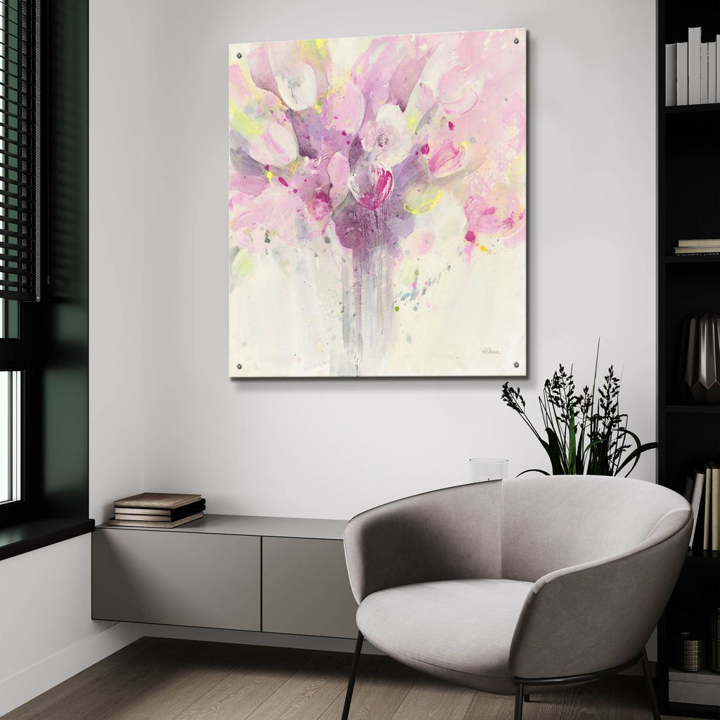 Pretty In Spring by Albena Hristova - 36x36 acrylic wall art in a room