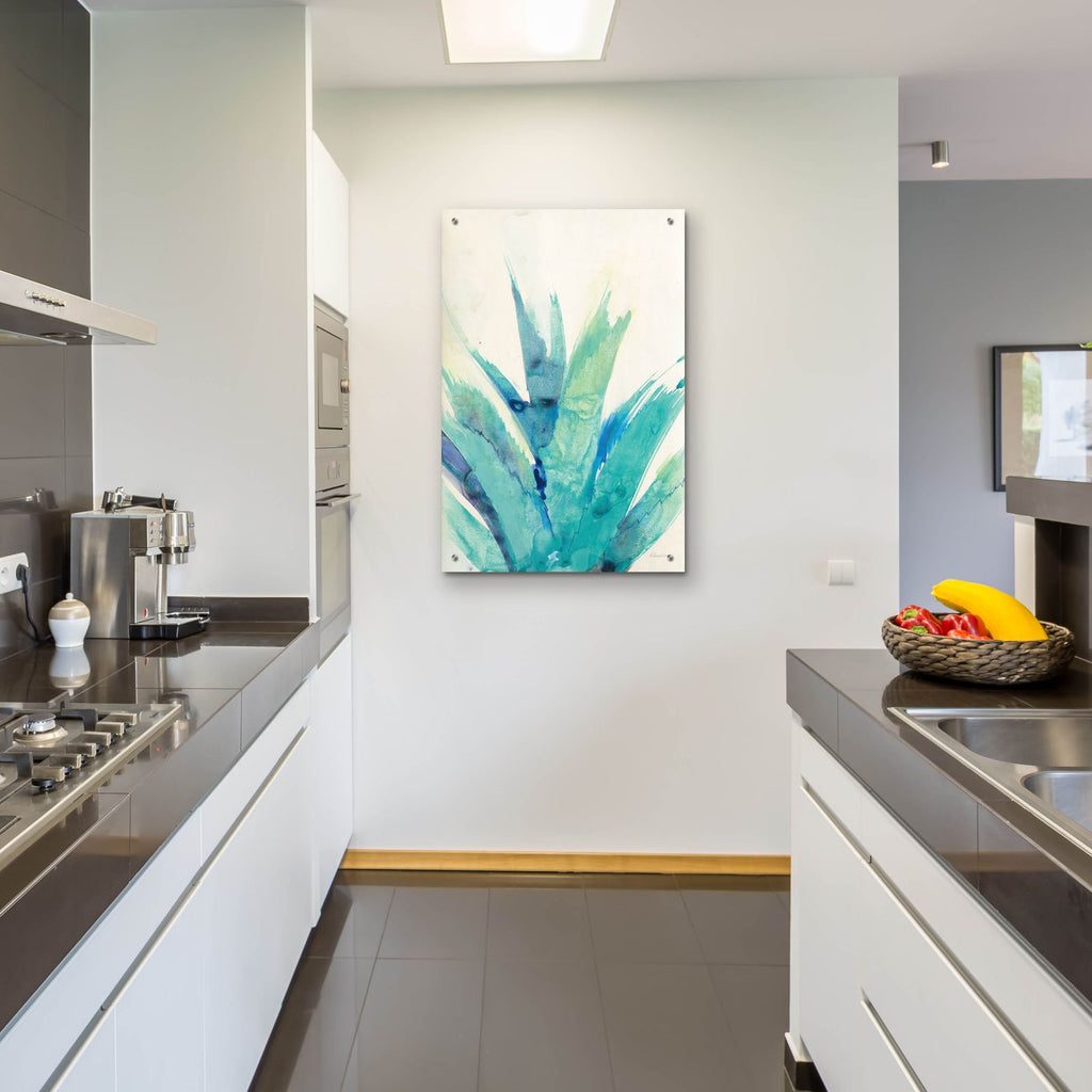 Cool Aloe by Albena Hristova - 24x36 acrylic wall art in a room
