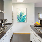Cool Aloe by Albena Hristova - 24x36 acrylic wall art in a room