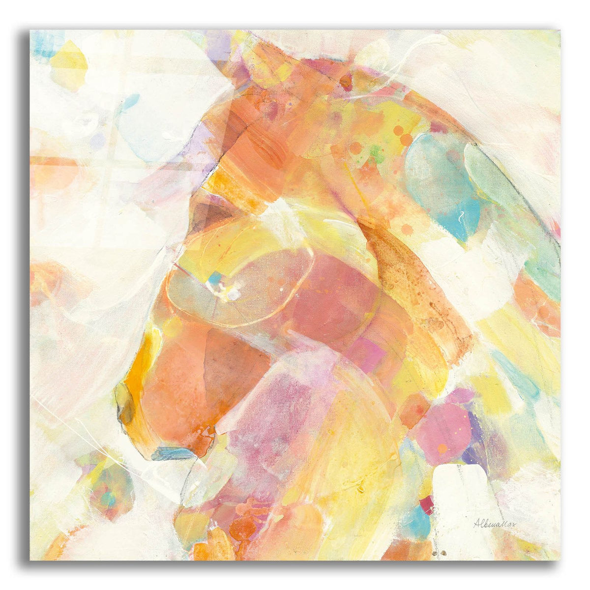 Kaleidoscope Horse 2 by Albena Hristova acrylic glass wall art
