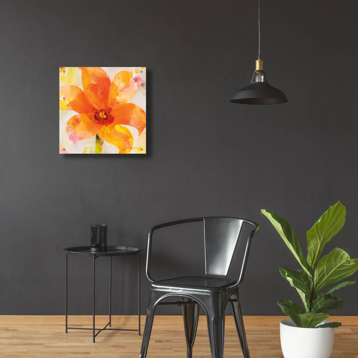 Bright Tulips 2 by Albena Hristova - 24x24 acrylic wall art in a room
