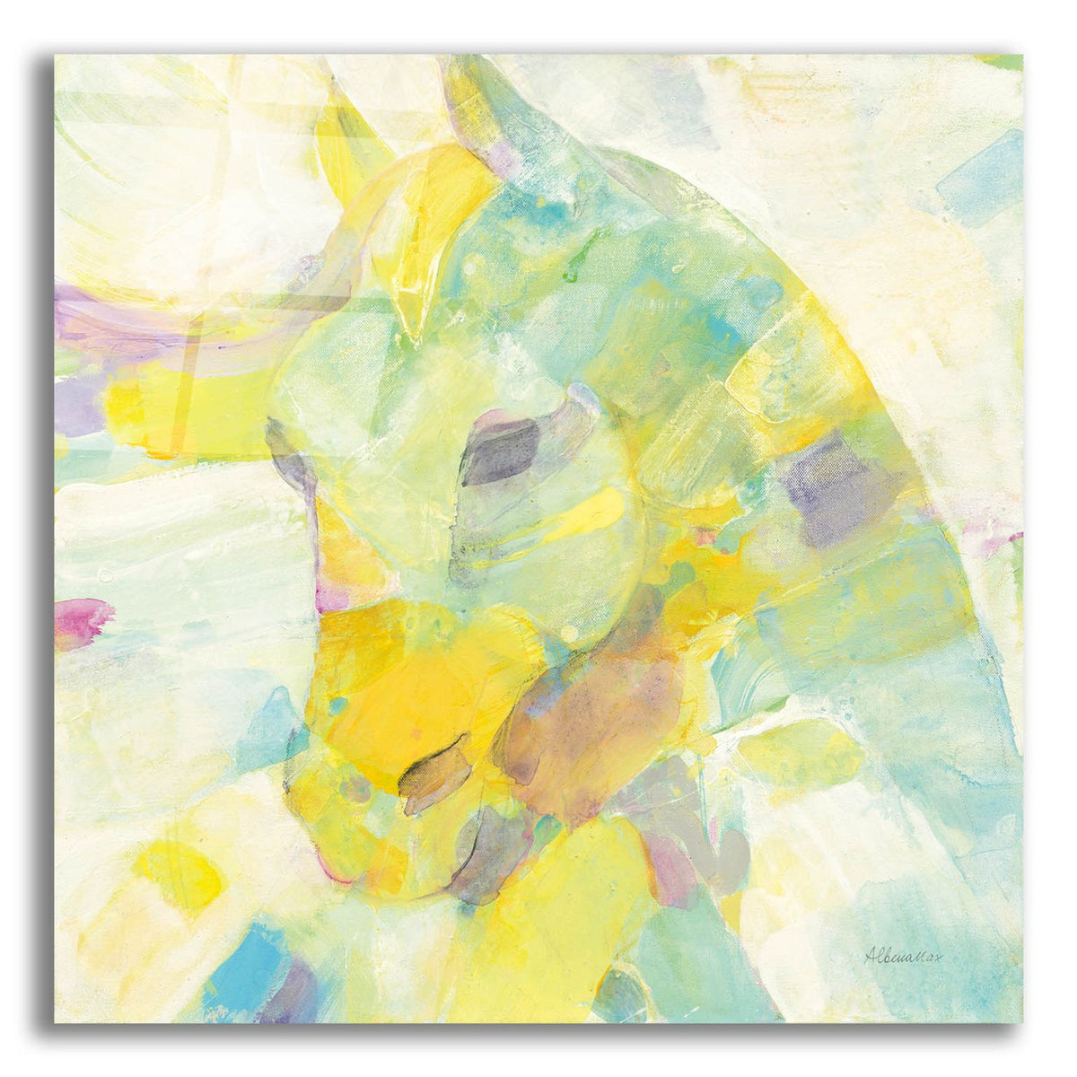 Kaleidoscope Horse 3 by Albena Hristova acrylic glass wall art