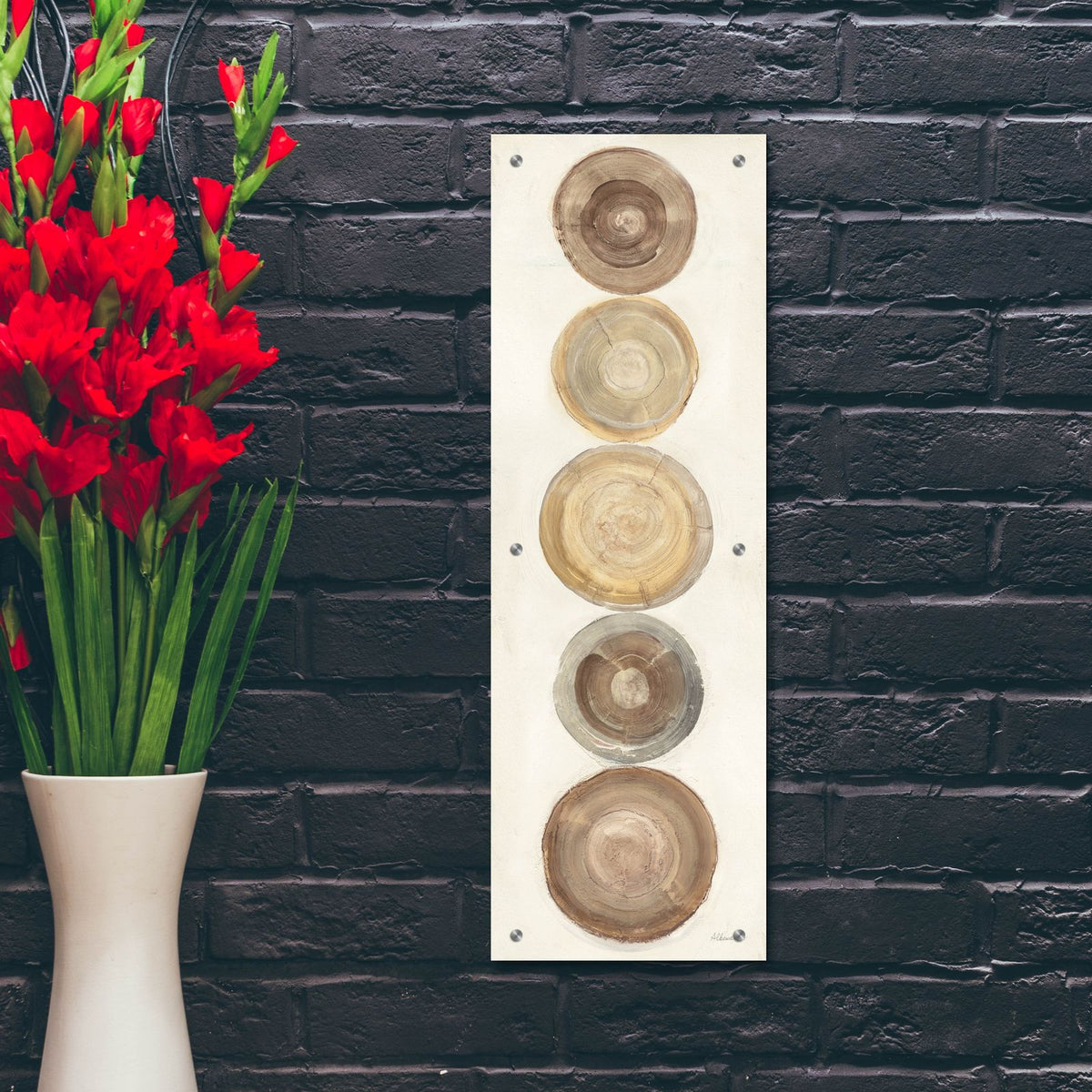 Through The Years 3 by Albena Hristova - 12x36 acrylic wall art in a room