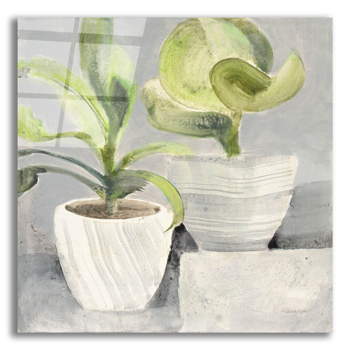Greenery Still Life by Albena Hristova acrylic glass wall art