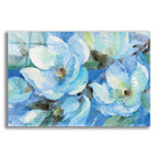 Blue Magnolias by Albena Hristova acrylic glass wall art