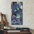 Violet Row 1 by Albena Hristova - 12x24 acrylic wall art in a room