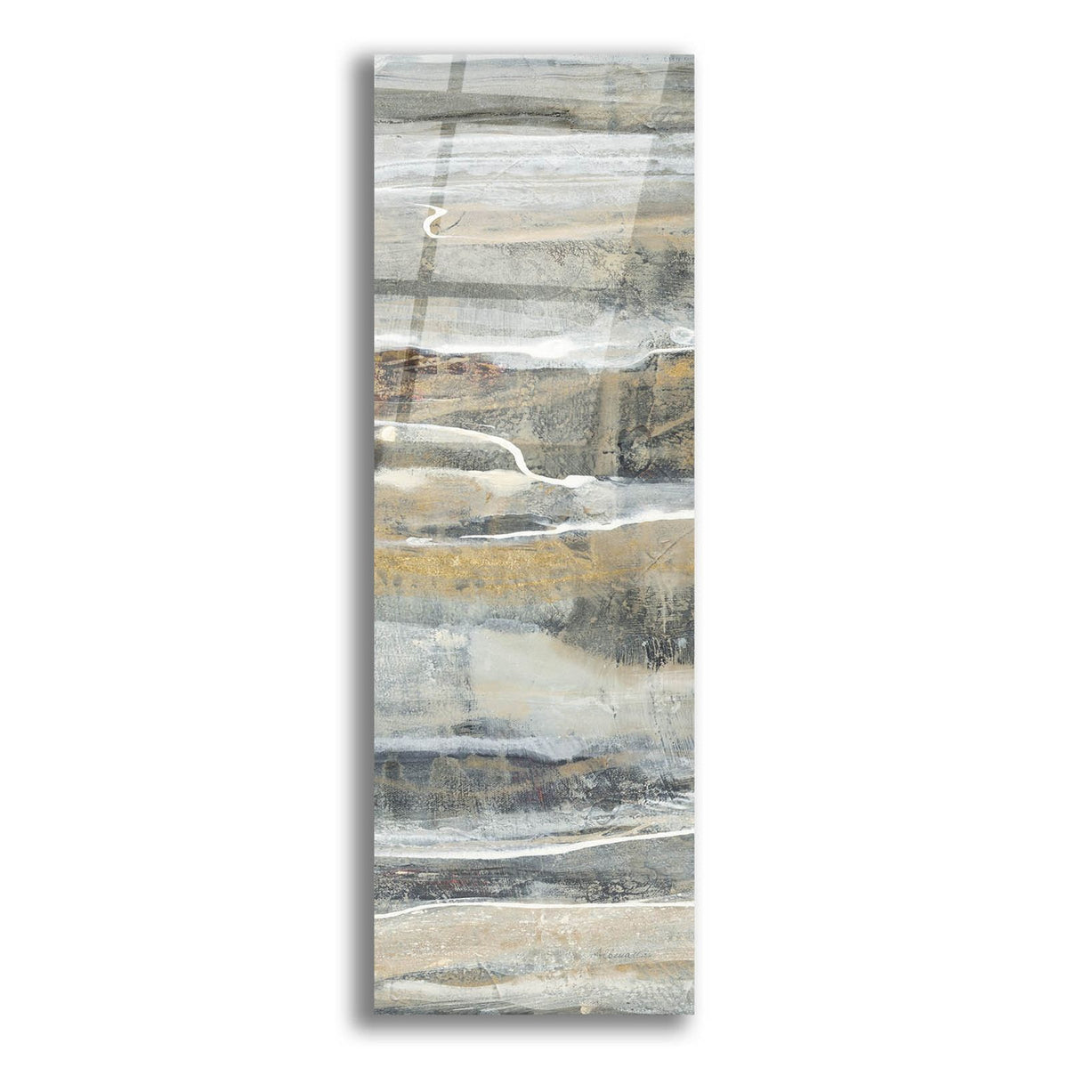 Spring Stream Gold by Albena Hristova acrylic glass wall art