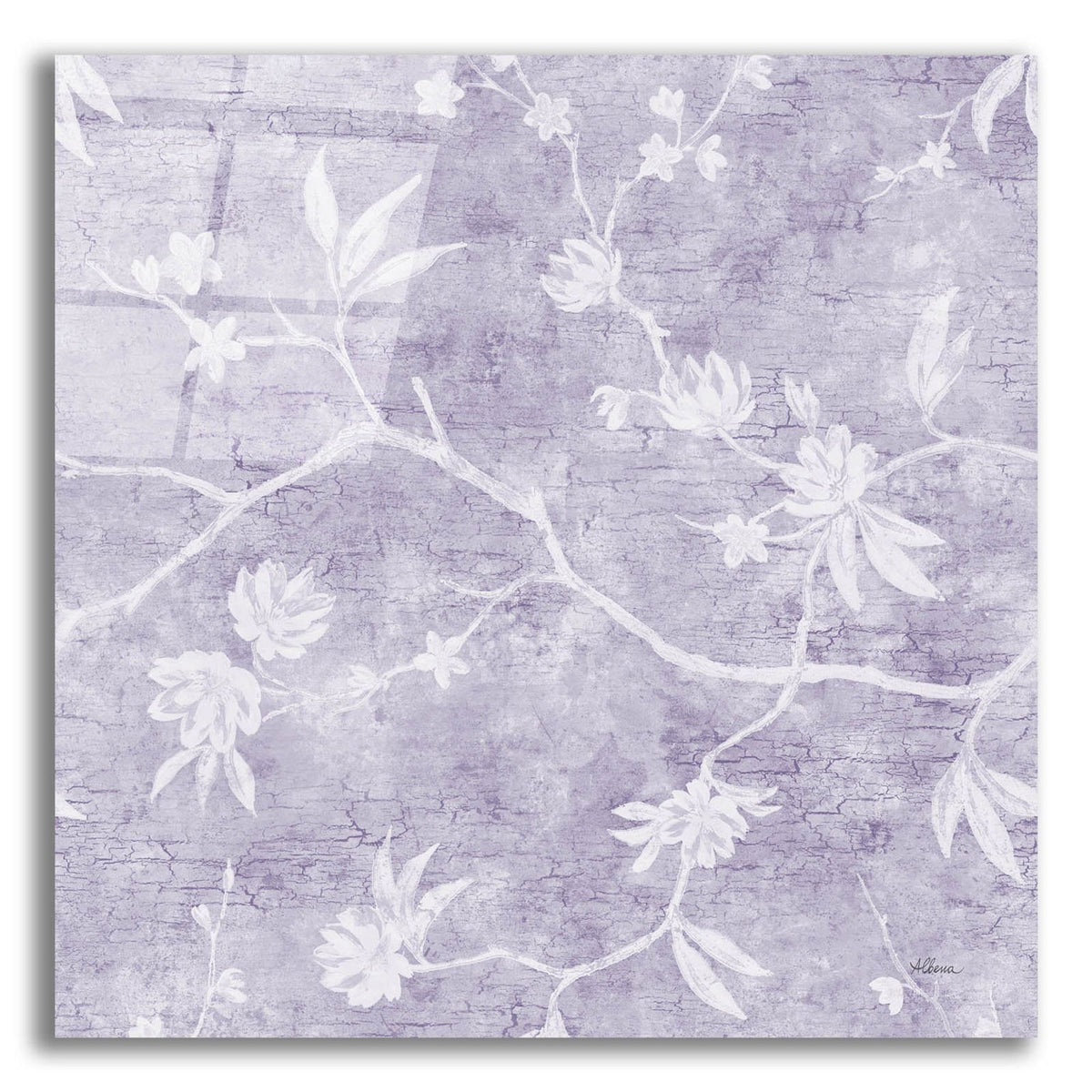 Vines On Lavender by Albena Hristova acrylic glass wall art