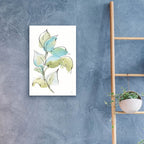 Textured Leaves 1 by Chris Paschke - 16x24 acrylic wall art in a room