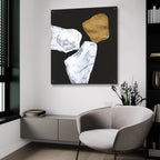 Delicate Balance 4 by Chris Paschke - 36x36 acrylic wall art in a room