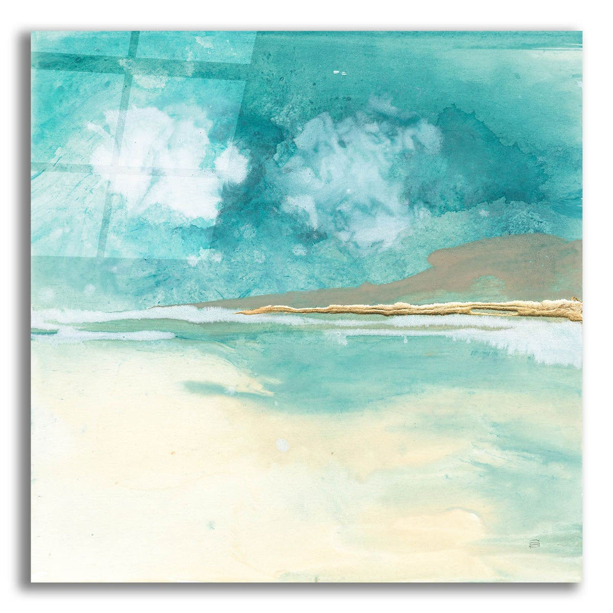 Cumulus Emerald 1 by Chris Paschke acrylic glass wall art