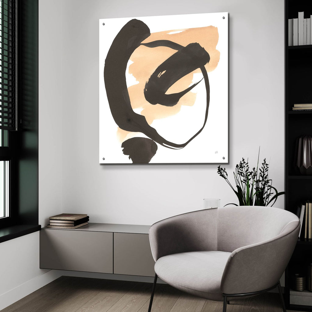 Black And Cream 1 by Chris Paschke - 36x36 acrylic wall art in a room