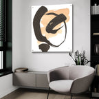 Black And Cream 1 by Chris Paschke - 36x36 acrylic wall art in a room