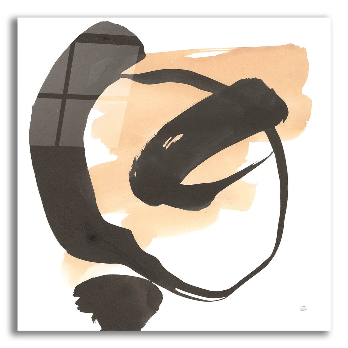 Black And Cream 1 by Chris Paschke acrylic glass wall art