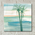 Peaceful Dusk 2 Tropical by Chris Paschke - 12x12 acrylic wall art in a room