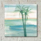 Peaceful Dusk 2 Tropical by Chris Paschke - 12x12 acrylic wall art in a room