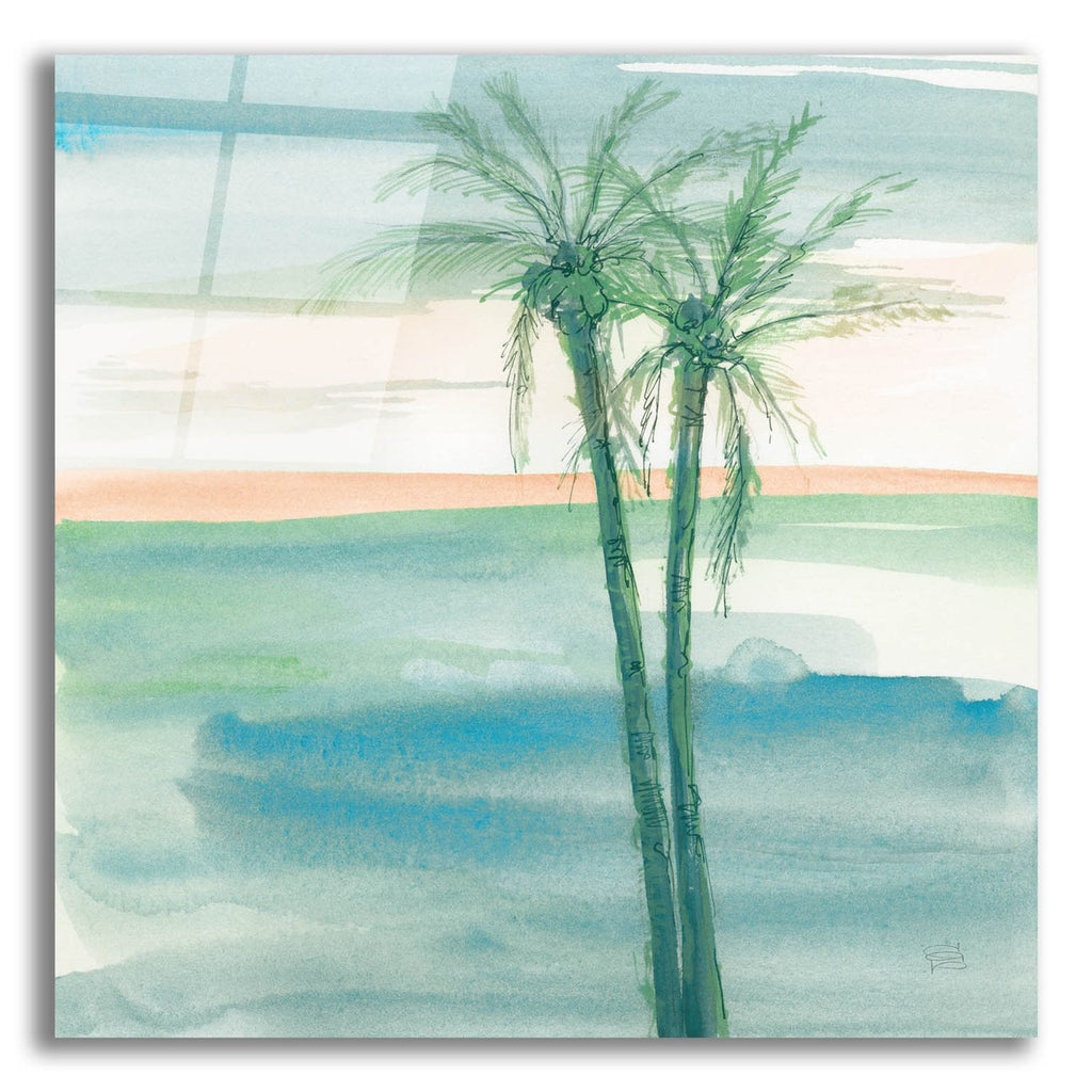 Peaceful Dusk 2 Tropical by Chris Paschke acrylic glass wall art