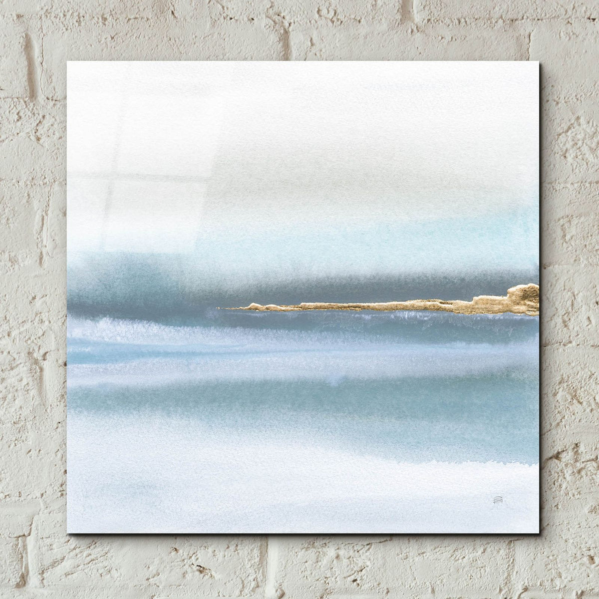 Blue Earth 1 by Chris Paschke - 12x12 acrylic wall art in a room