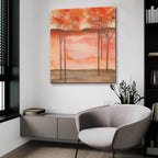 Mountain Meadow 2 by Chris Paschke - 36x36 acrylic wall art in a room